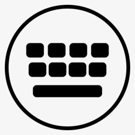 Keyboard - Phone Keyboard Icon Png, Transparent Png, Free Download