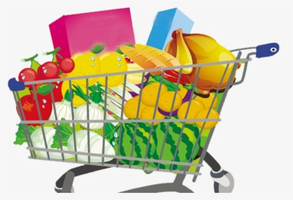 Shopping Cart Supermarket - Shopping Cart, HD Png Download, Free Download
