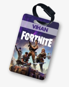Funcart Fortnite Theme Luggage Tag"  Title="funcart - Play Fortnite Mobile With Controller, HD Png Download, Free Download