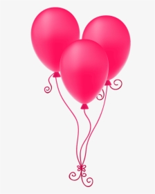 Birthday Party Decorator - Transparent Background Pink Balloons Png, Png Download, Free Download