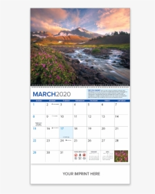 Picture Of Trusted Choice® Custom Scenic Wall Calendar - Mountain River, HD Png Download, Free Download