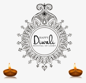 Happy Diwali Graphic Design, HD Png Download, Free Download