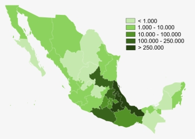 Mexico Water Scarcity Map, HD Png Download, Free Download