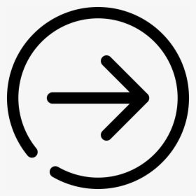 Circle Arrow Right - Png White Icon File Add, Transparent Png, Free Download