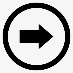 Right Arrow In A Circle - Creative Commons Logo, HD Png Download, Free Download