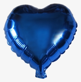 Heart Shape Balloon - Blue Heart Foil Balloon Png, Transparent Png, Free Download