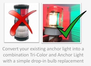 Led Tri-color And Anchor Light Combination Bulb - Flyer, HD Png Download, Free Download
