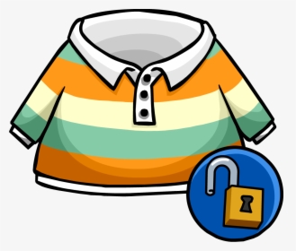 Club Penguin Wiki - Stripes Shirt Clip Art, HD Png Download, Free Download