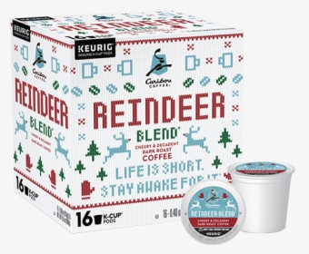 Reindeer Blend K-cups - Caribou Coffee Reindeer Blend, HD Png Download, Free Download