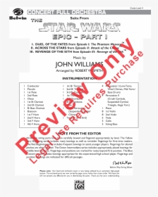 The Star Wars Epic , Png Download - Alfred Music, Transparent Png, Free Download