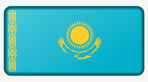 Kazakhstan Flag Black, HD Png Download, Free Download