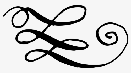 Calligraphic Swirls Flourishes 8, HD Png Download, Free Download