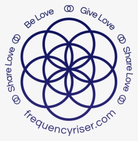 Frequencyriser Seed Of Life Organic White T-shirt - Circle, HD Png Download, Free Download