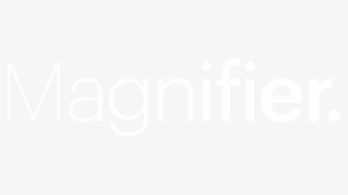 Magnifier Logo White, HD Png Download, Free Download
