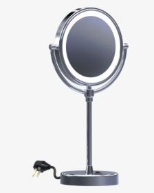 This Round Table Mirror Has A 5x Magnifier On The Front - Circle, HD Png Download, Free Download
