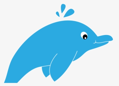 Common Bottlenose Dolphin Silhouette Clip Art - Clip Art, HD Png Download, Free Download
