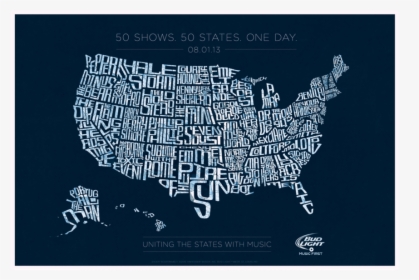 Spread4 - 50 States Bands, HD Png Download, Free Download