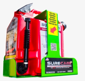 Bk043 Surecage 5 Gallon Lockable Surecan Gas Can Rack - Surecan Gas Can Rack, HD Png Download, Free Download