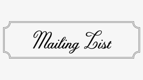 Mailing List Home, HD Png Download, Free Download