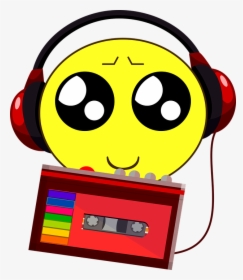Cartoon Listening To Music Png, Transparent Png, Free Download
