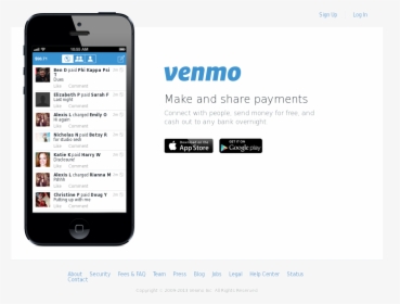 Venmo Homepage , Png Download - Venmo Home Page, Transparent Png, Free Download