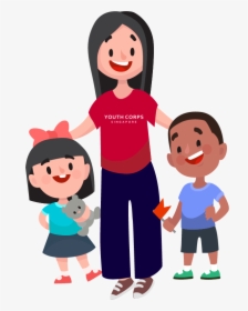 Transparent Brother Sister Png - Cartoon, Png Download, Free Download