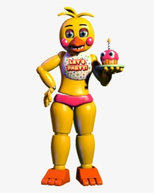 Five Night At Freddy S Toy Chica , Png Download - Toy Chica De Five Nights At Freddy's 2, Transparent Png, Free Download