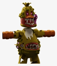 Last Twisted Chica Wip - Five Nights At Freddy's Twisted Ones, HD Png Download, Free Download