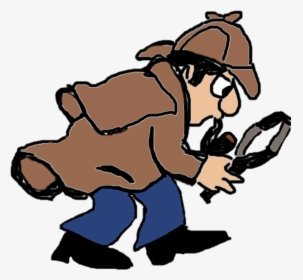 Detective Clipart Criminal - Transparent Background Detective Cartoon Png, Png Download, Free Download