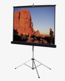 Da-lite Picture King Projection Screen With Tripod - Projector Screen Tripod 6, HD Png Download, Free Download