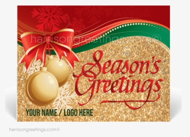 Transparent Season"s Greetings Png - Christmas Card, Png Download, Free Download