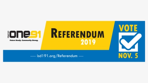 One91 Referendum 2019 Vote Nov - Electric Blue, HD Png Download, Free Download