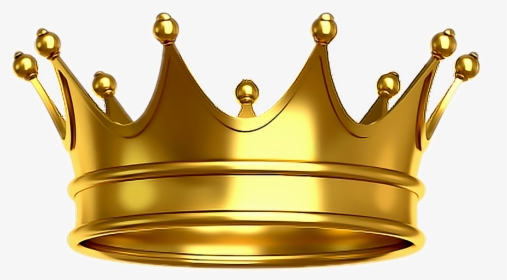 #corona #rey #oro #dorado #king - Gold Transparent Background Crown, HD Png Download, Free Download
