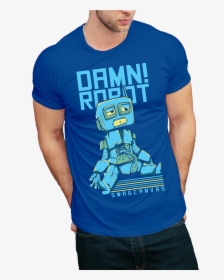 Damn-robot - T-shirt, HD Png Download, Free Download