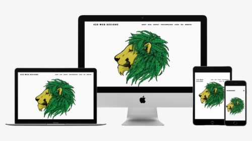 420 Web Designs - Mockups Ipad Iphone Mac, HD Png Download, Free Download