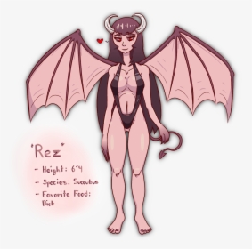 Rez The Succubus - Cartoon, HD Png Download, Free Download