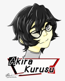 Persona 5 Akira Png - Cartoon, Transparent Png, Free Download