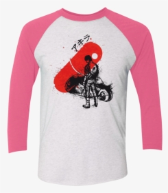 Red Sun Akira Men"s Triblend 3/4 Sleeve - Akira Collection Shirt, HD Png Download, Free Download