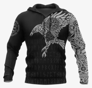 The Raven Of Odin Tattoo - Raven Of Odin Hoodie, HD Png Download, Free Download