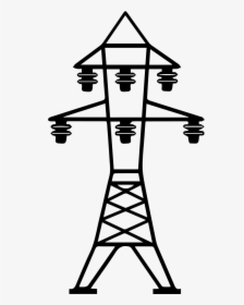 Transmission Line - Transmission Tower Lightning Arrester, HD Png Download, Free Download
