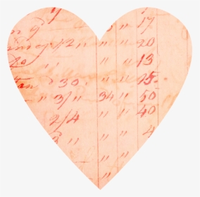 Transparent Vintage Paper Clipart - Heart Real Vintage Png, Png Download, Free Download