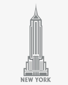 Empire Clipart New York Building - Empire State Building Svg, HD Png Download, Free Download