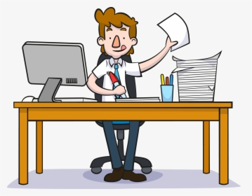 Cartoon Businessperson Motion Graphics - Workaholic Clipart, HD Png Download, Free Download