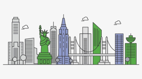 New York Cartoon Png, Transparent Png, Free Download