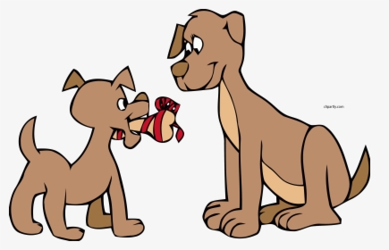 Dog Bone Clipart Png Transparent Png , Png Download - Dog And Puppy Clipart, Png Download, Free Download