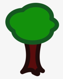 Drawing Of Green Apple Tree - Tree Drawing No Background, HD Png Download, Free Download