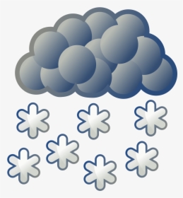Transparent Snow Clip Art - Heavy Rain Weather Symbol, HD Png Download, Free Download