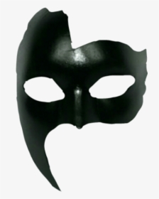 ##mask #costume #scary #creepy #freetoedit #black - Mardi Gra Masks Creepy, HD Png Download, Free Download