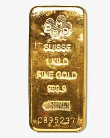 Pamp Gold Bar - Swiss Gold Bar 1kg, HD Png Download, Free Download