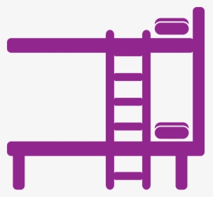 Bunkbed Icon Purple, HD Png Download, Free Download